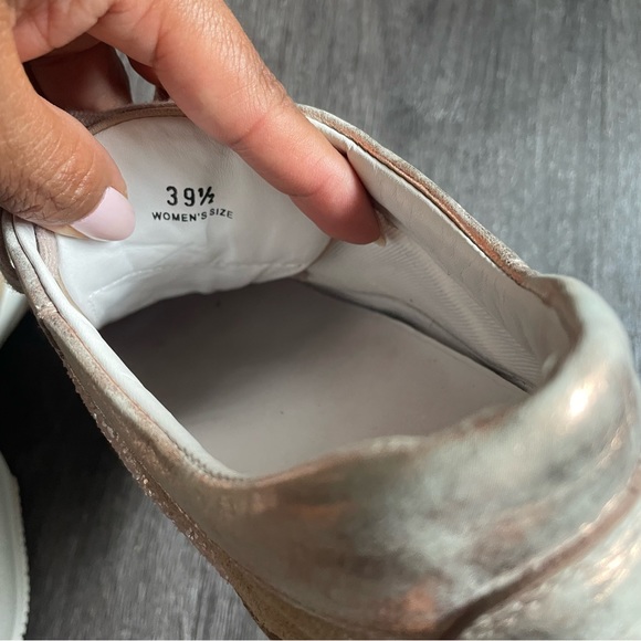 Hogan Beige Pink Glitter Woman’s interactive lace up Sneakers (39 1/2) - Picture 8 of 15